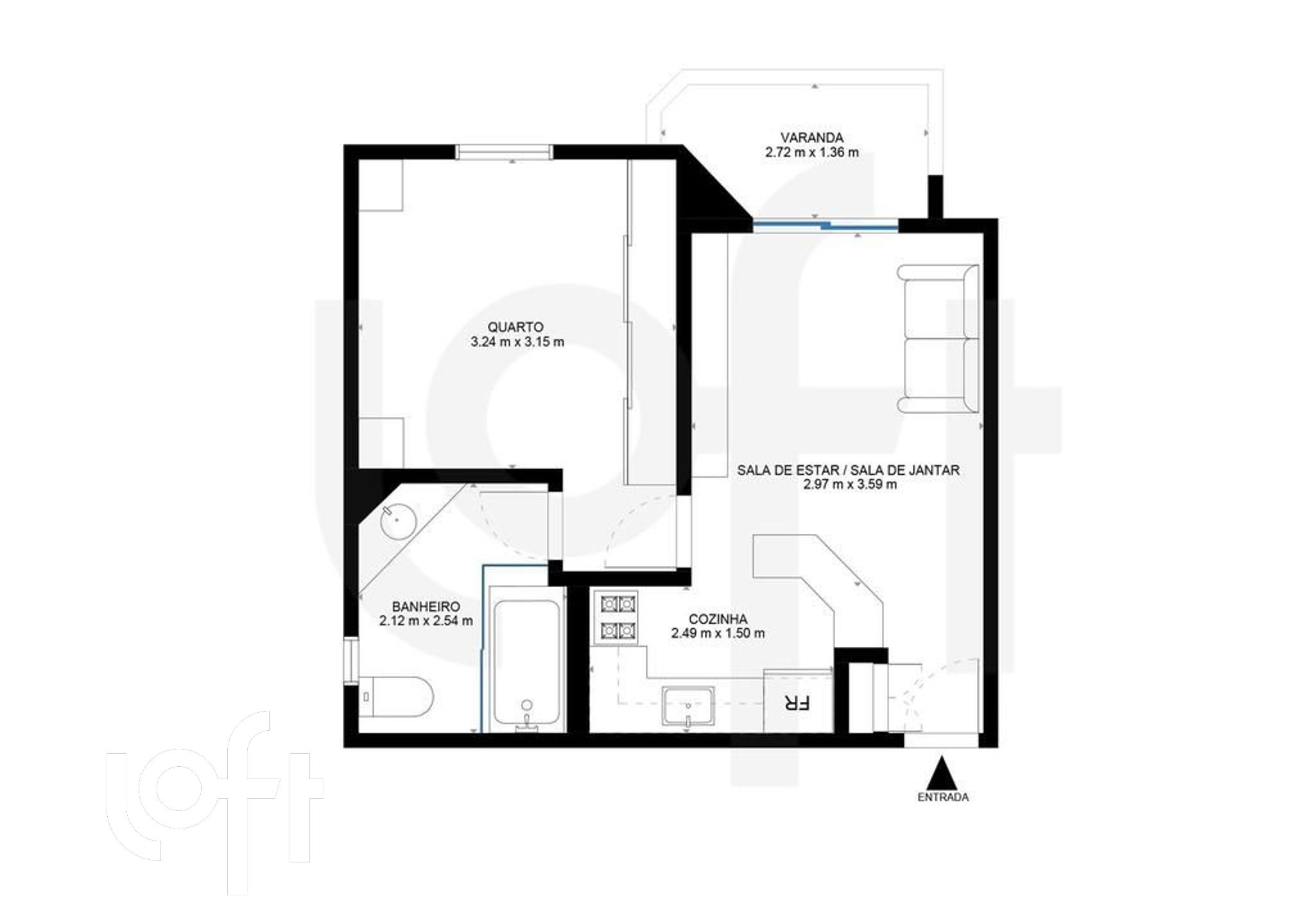 Apartamento à venda com 1 quarto, 43m² - Foto 15