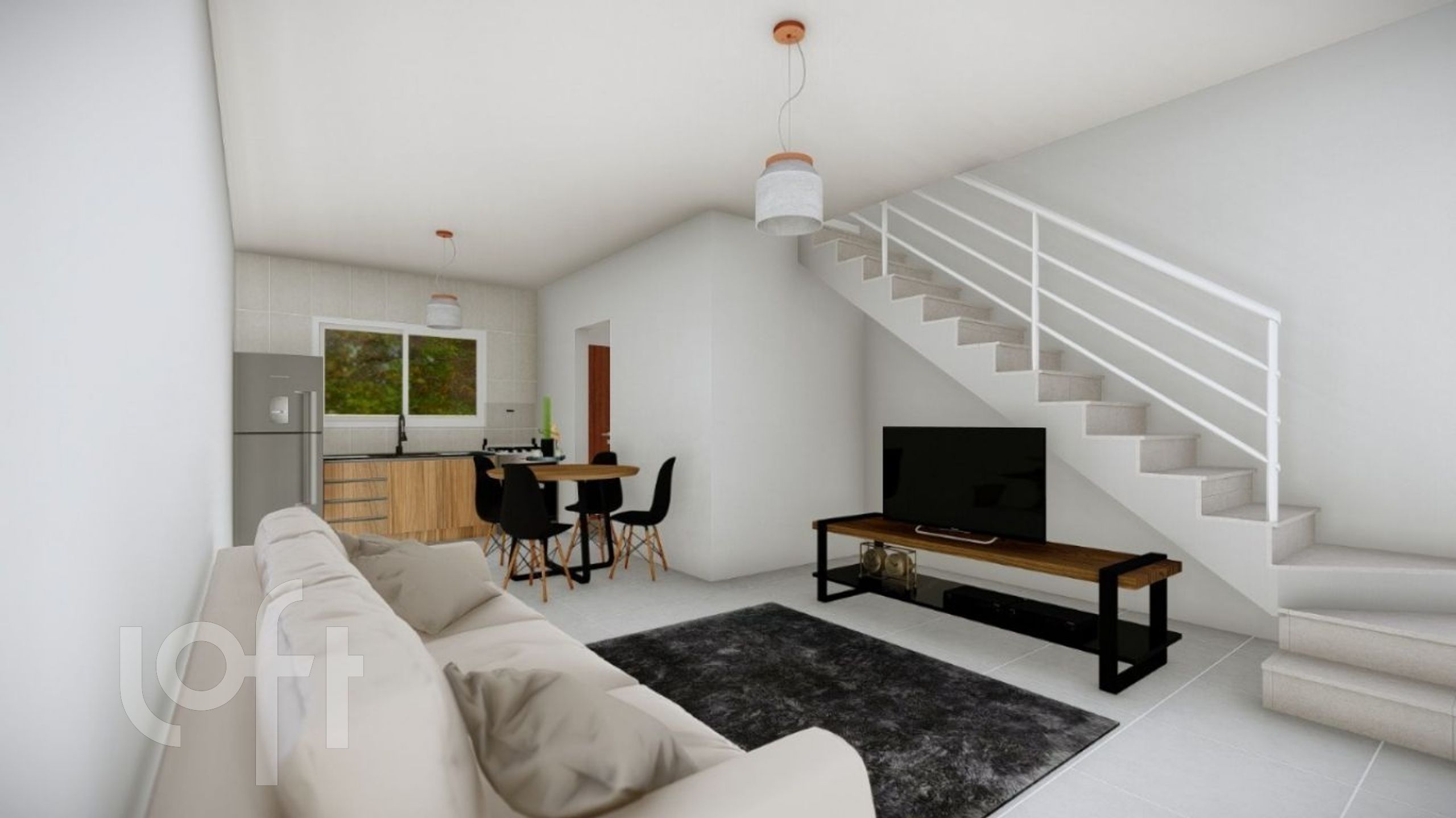Casa à venda em Bela Vista com 73 m², 2 quartos, 2 vagas