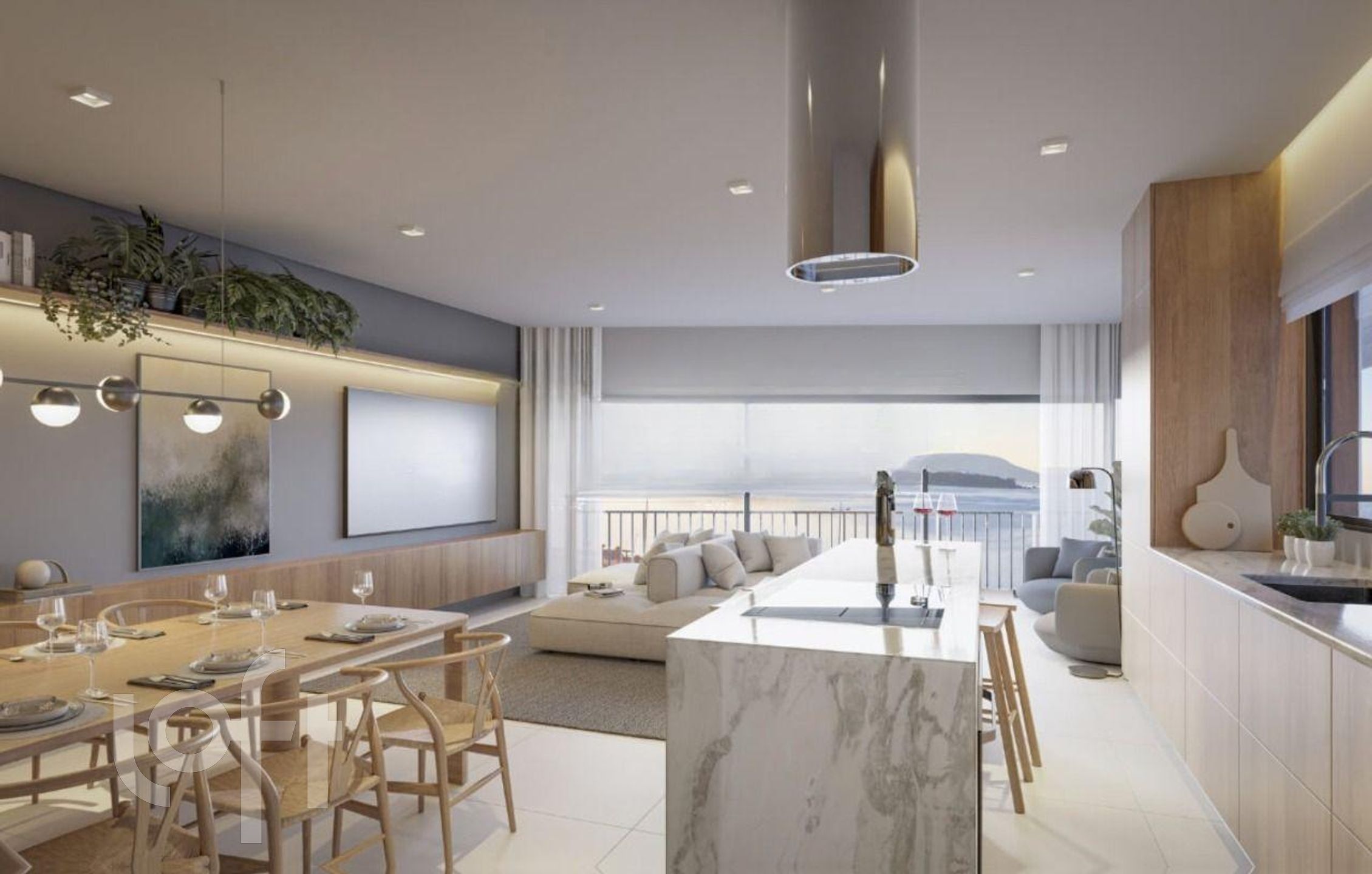 Ùnico Frente mar a venda - com 3 suítes e escritório - D/Vert Residence Club