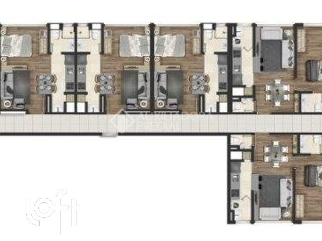 Apartamento com 67m², 2 dormitórios, 1 suíte, 2 vagas, Bom Fim em Porto Alegre