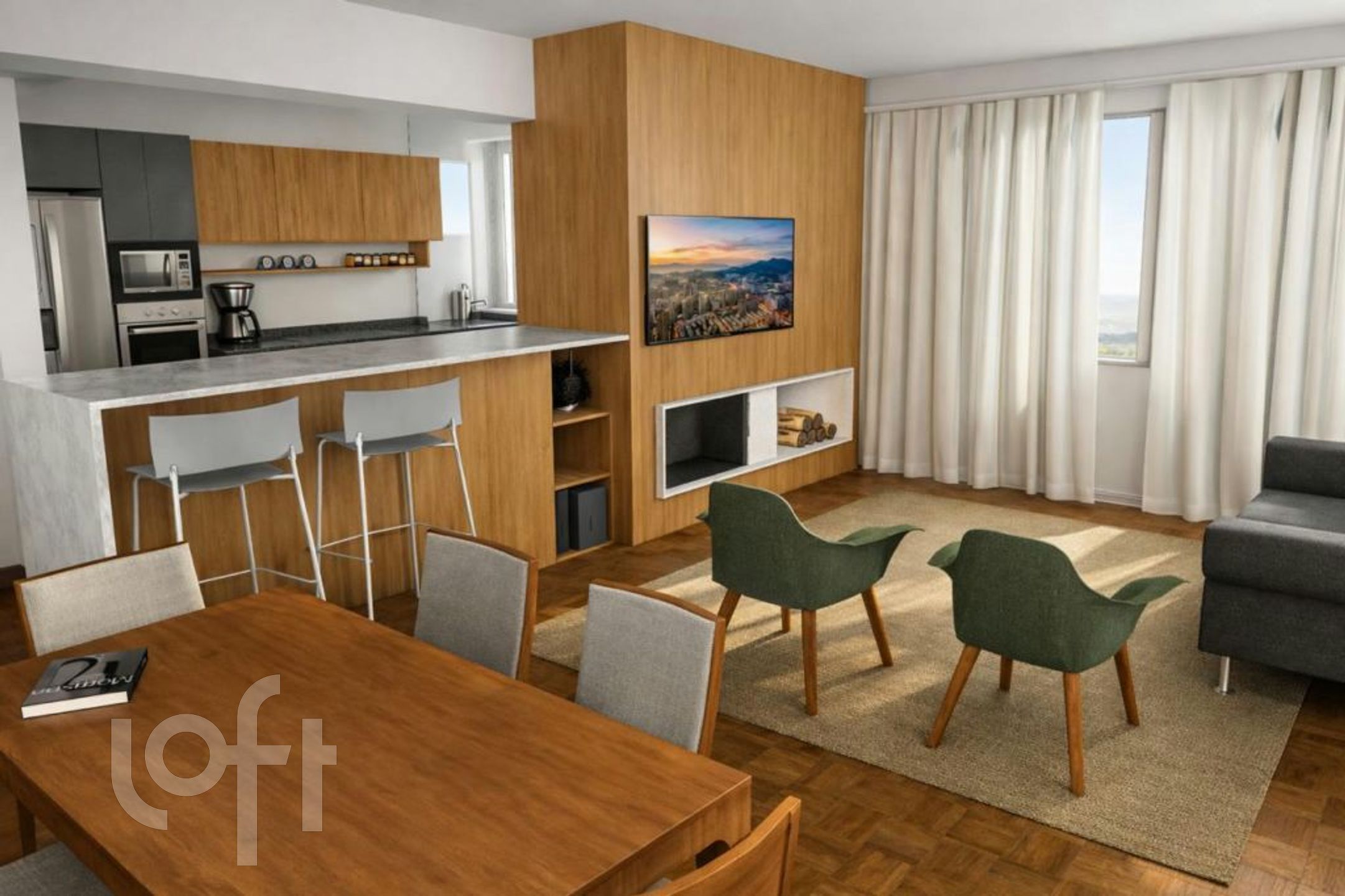 Apartamento com 108m², 3 dormitórios, 1 suíte, 1 vaga, Três Figueiras em Porto Alegre