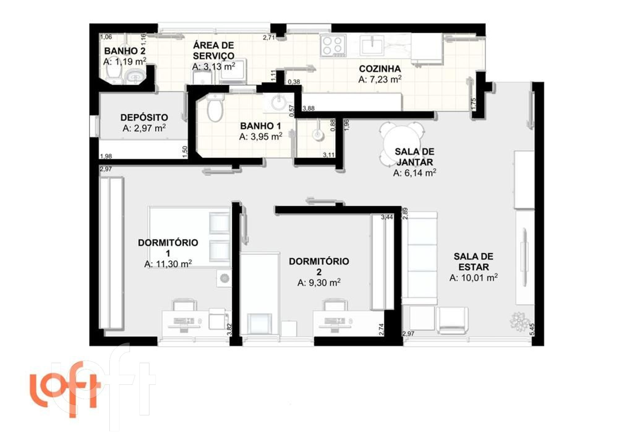 Apartamento à venda com 2 quartos, 72m² - Foto 32