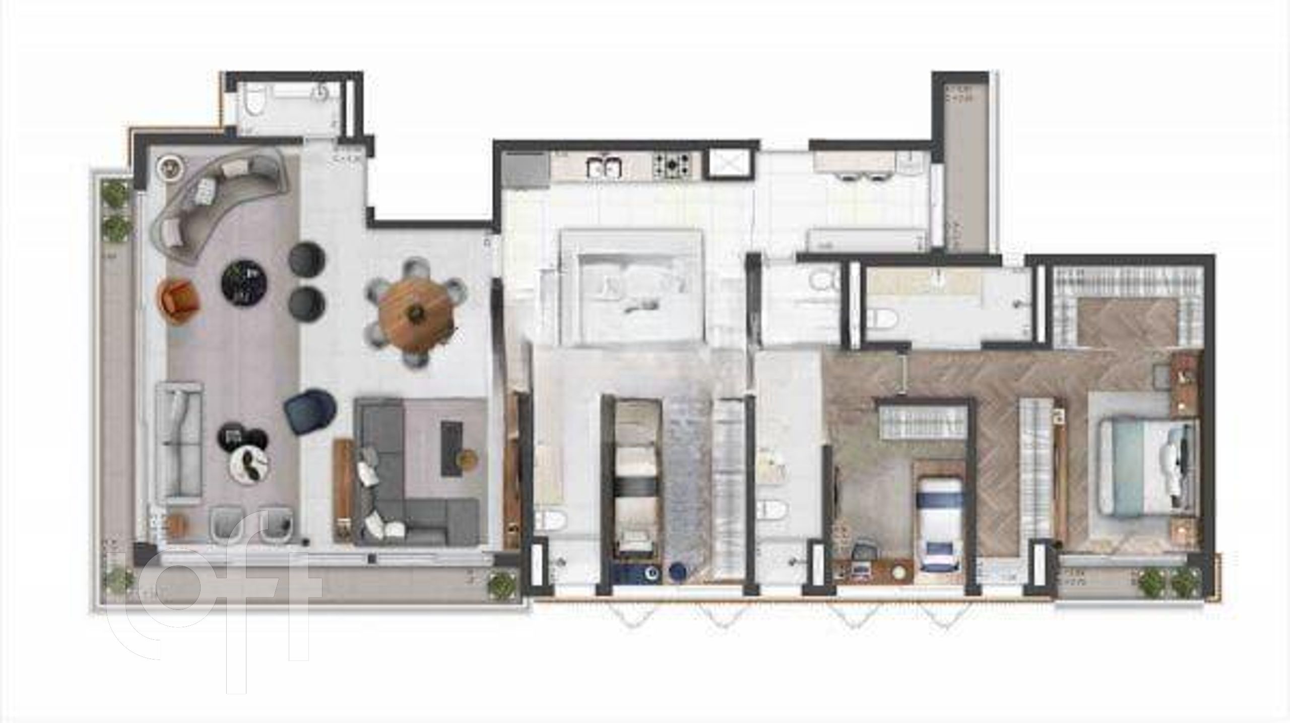 Apartamento à venda com 3 quartos, 369m² - Foto 20