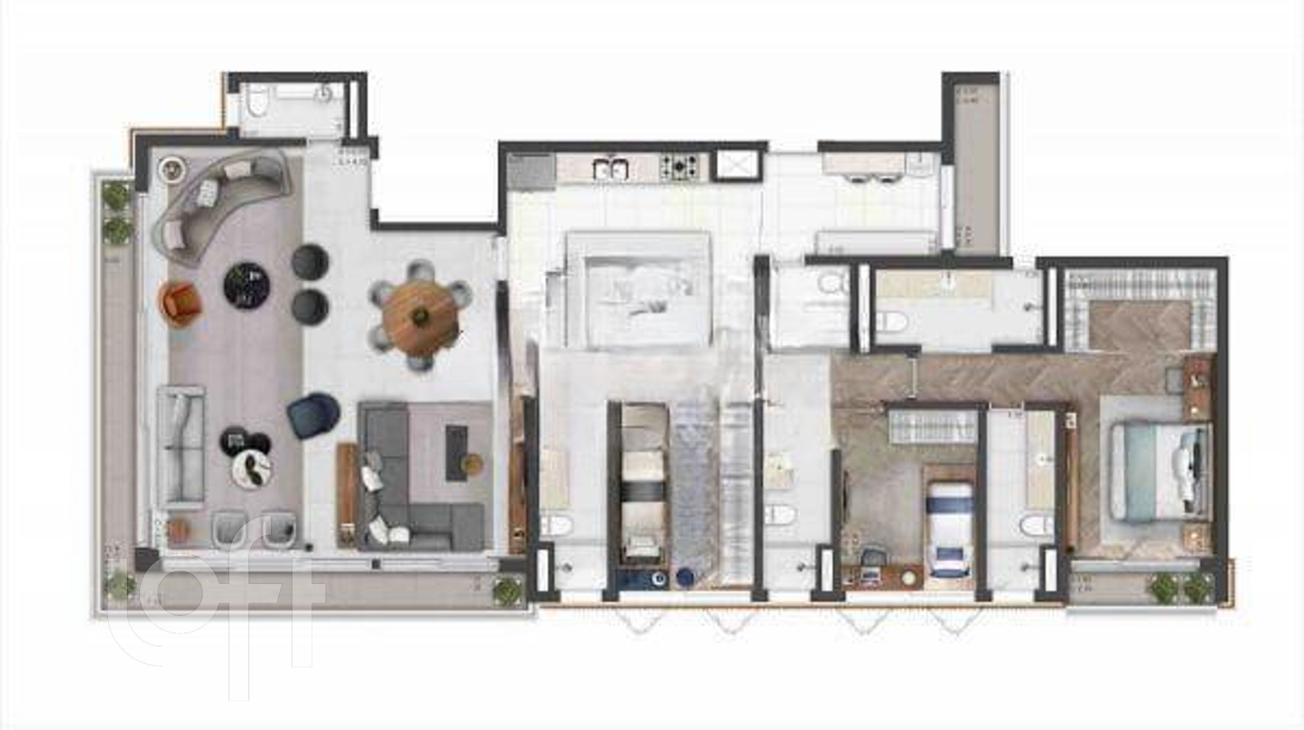 Apartamento à venda com 3 quartos, 369m² - Foto 19