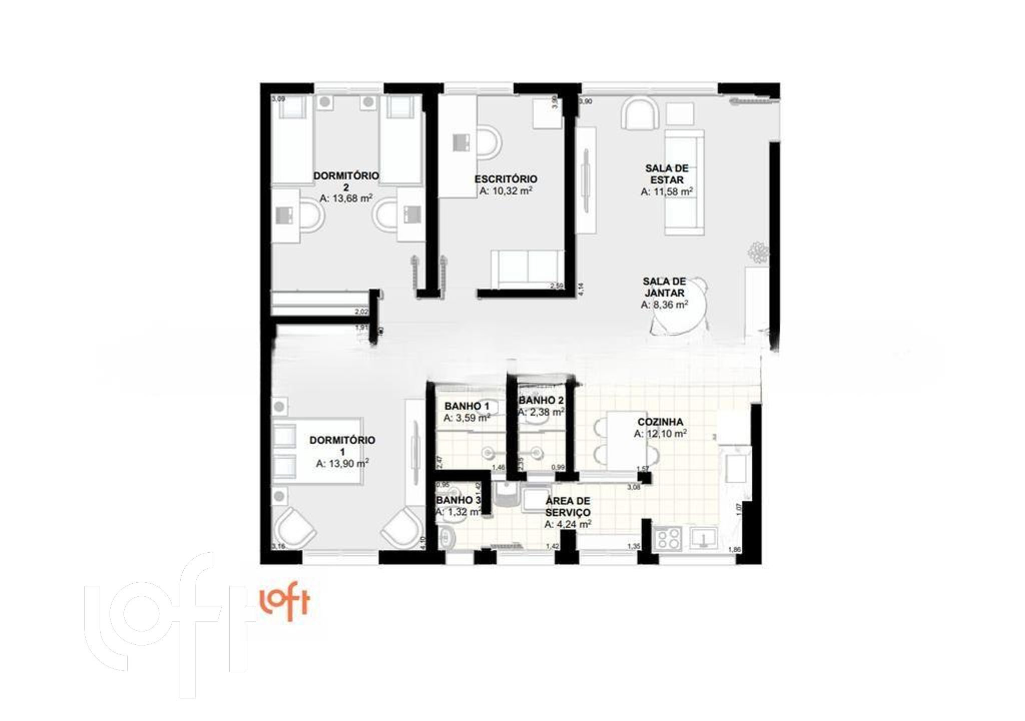 Apartamento à venda com 4 quartos, 97m² - Foto 13