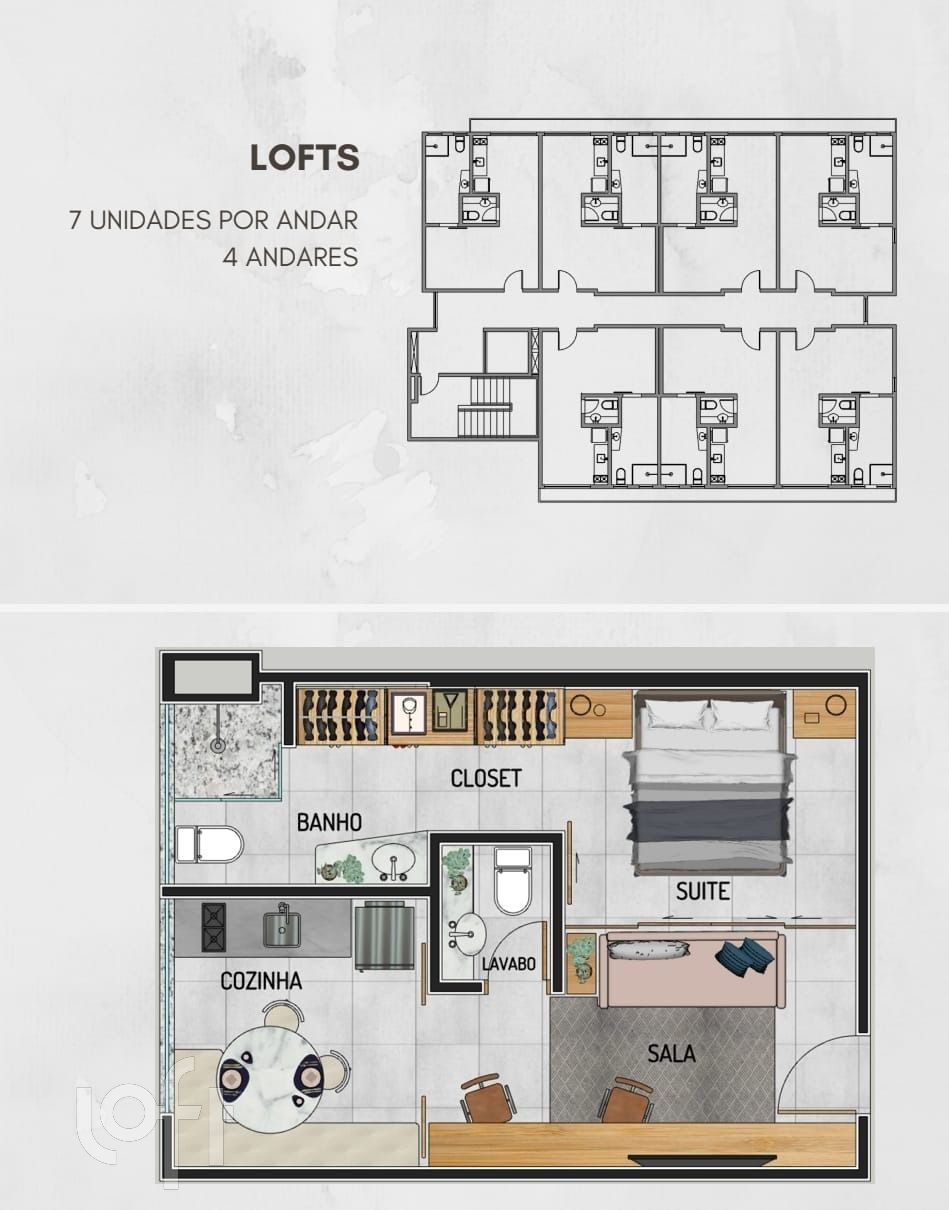 Apartamento à venda com 1 quarto, 35m² - Foto 10