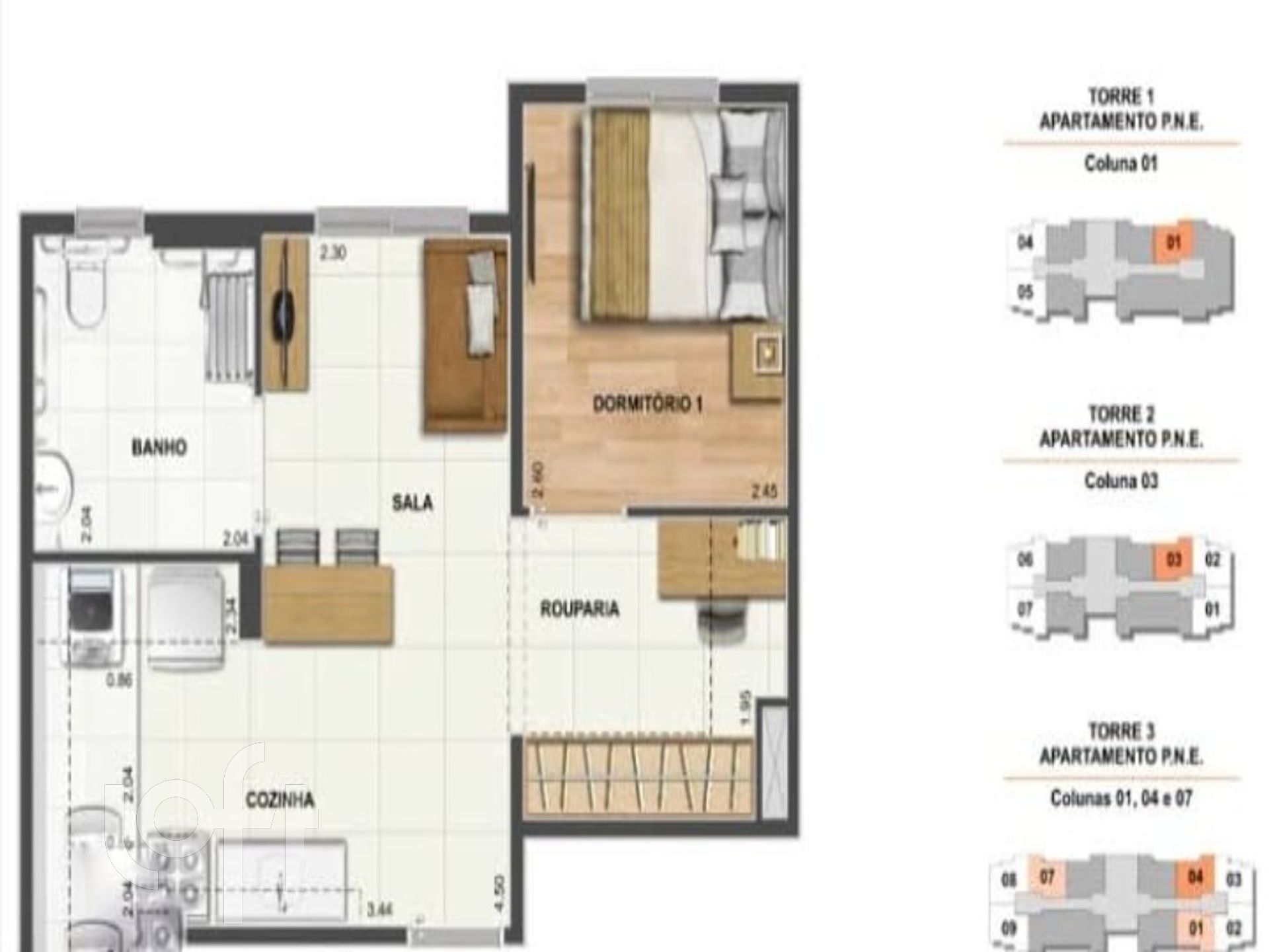 Apartamento à venda com 2 quartos, 37m² - Foto 20