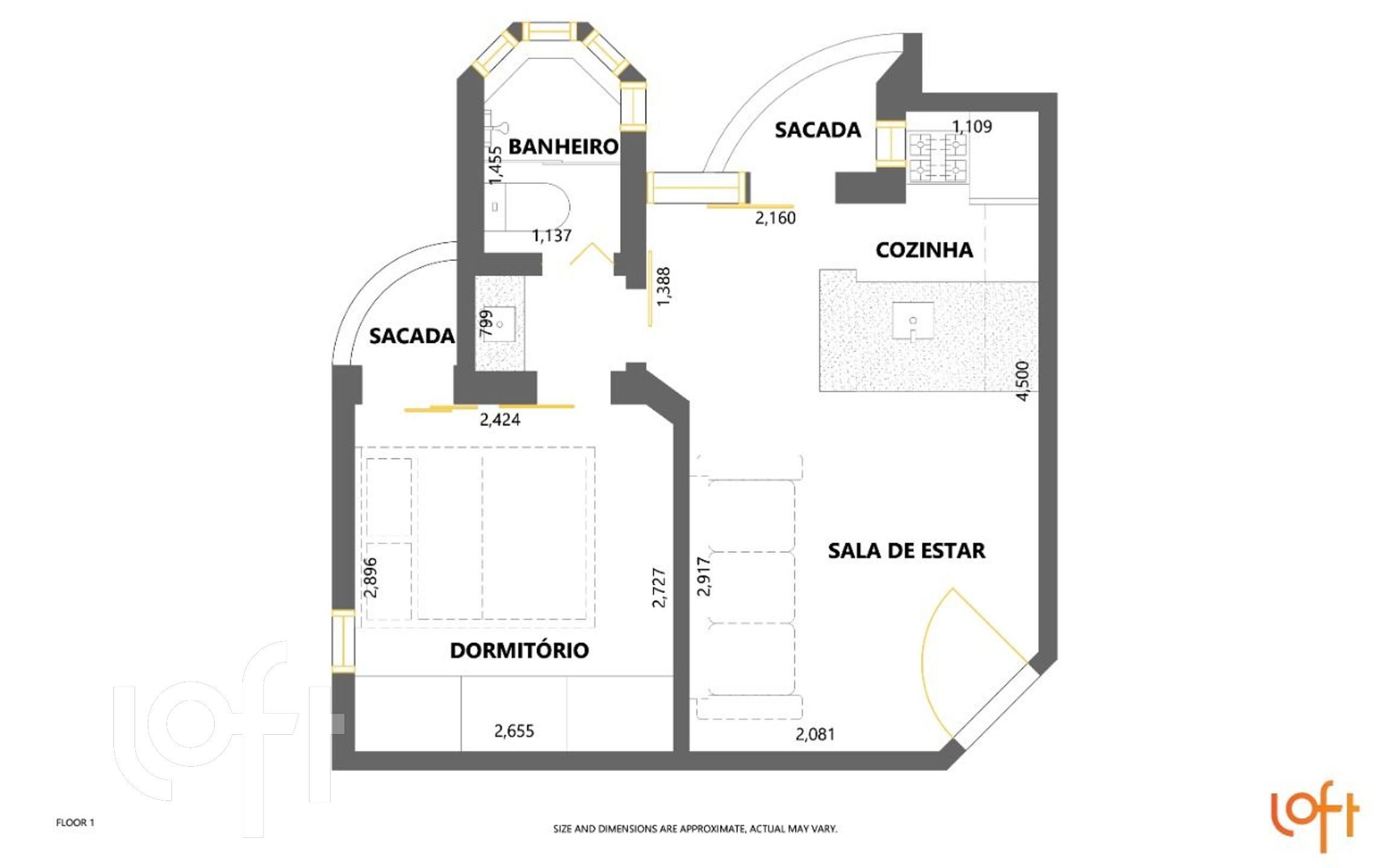 Apartamento à venda com 1 quarto, 30m² - Foto 11