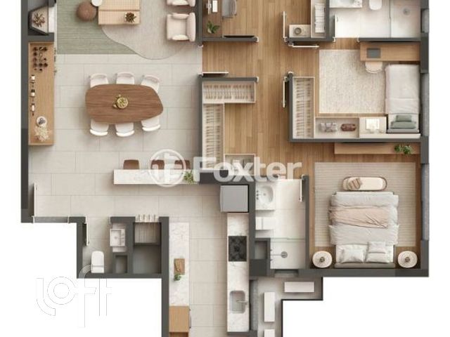 Apartamento com 118m², 3 dormitórios, 3 suítes, 2 vagas, Rio Branco em Porto Alegre